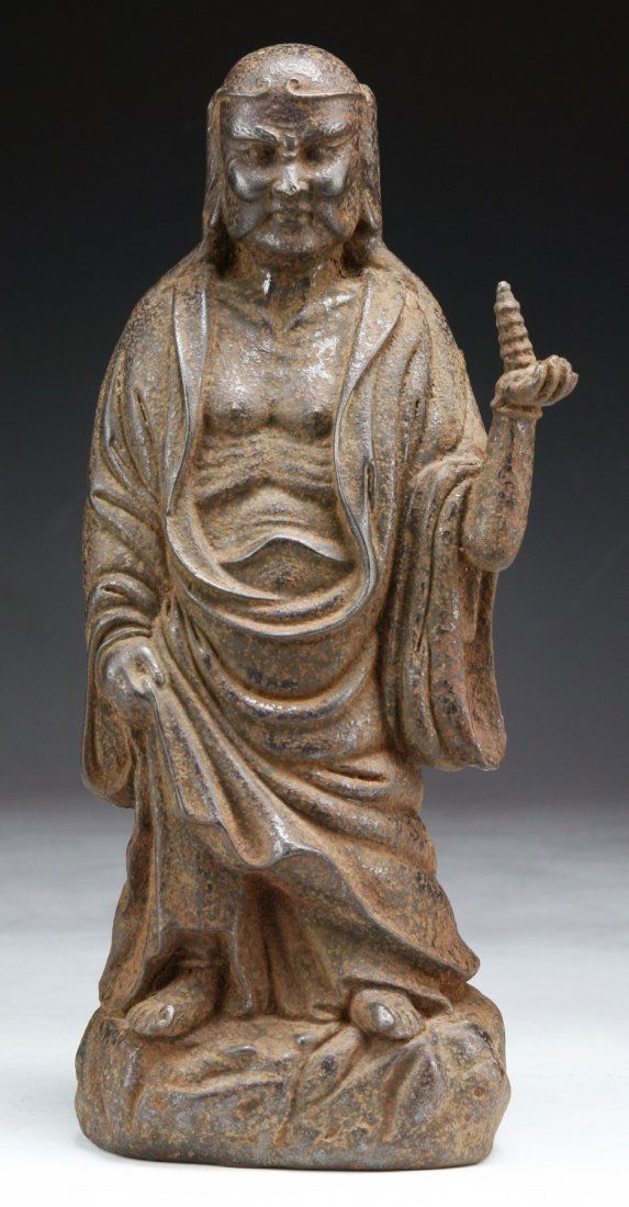 A Chinese Antique Bronze Luohan (1 of 3)