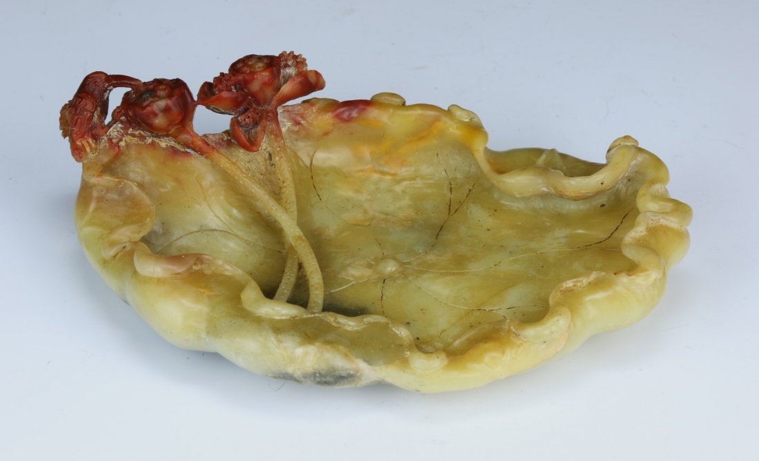 A Chinese Shoushan Soapstone Washer (1 of 3)