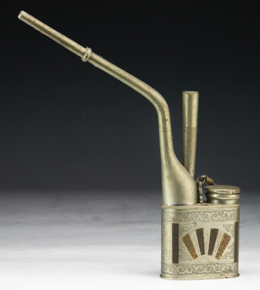 A Chinese Antique Bronze Pipe (1 of 4)