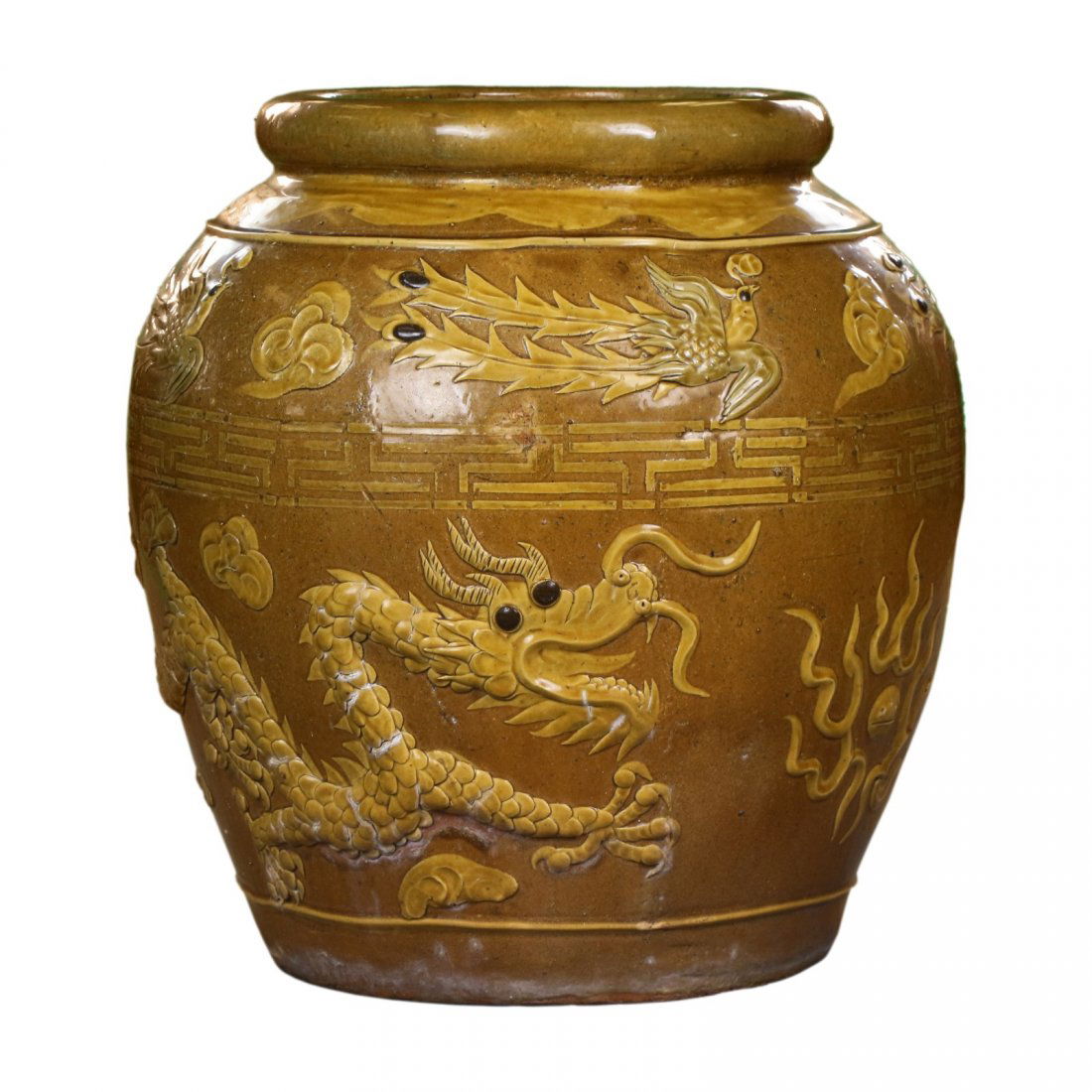 A Big Chinese Antique Ceramic Jar (1 of 4)