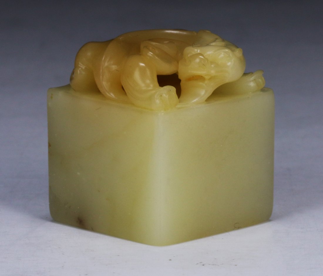 A Chinese Soapstone Carved Seal (1 of 4)