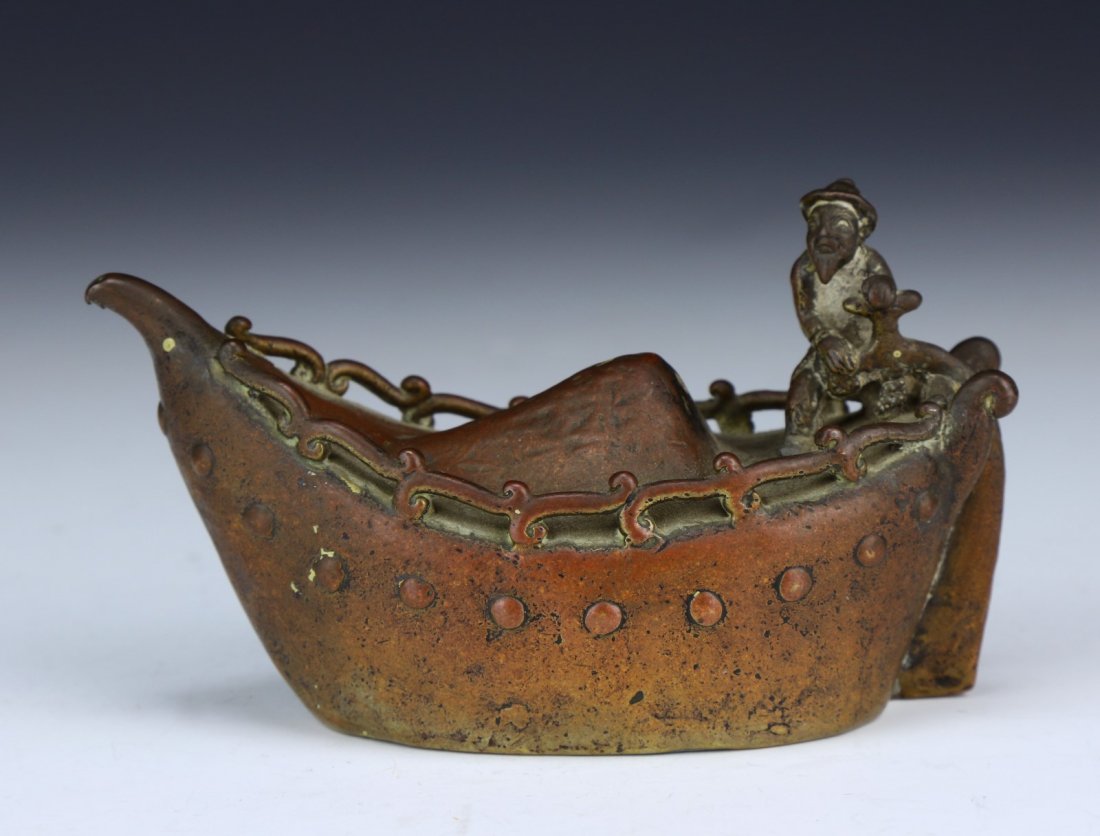 A Japanese Antique Bronze Water Dropper (1 of 3)