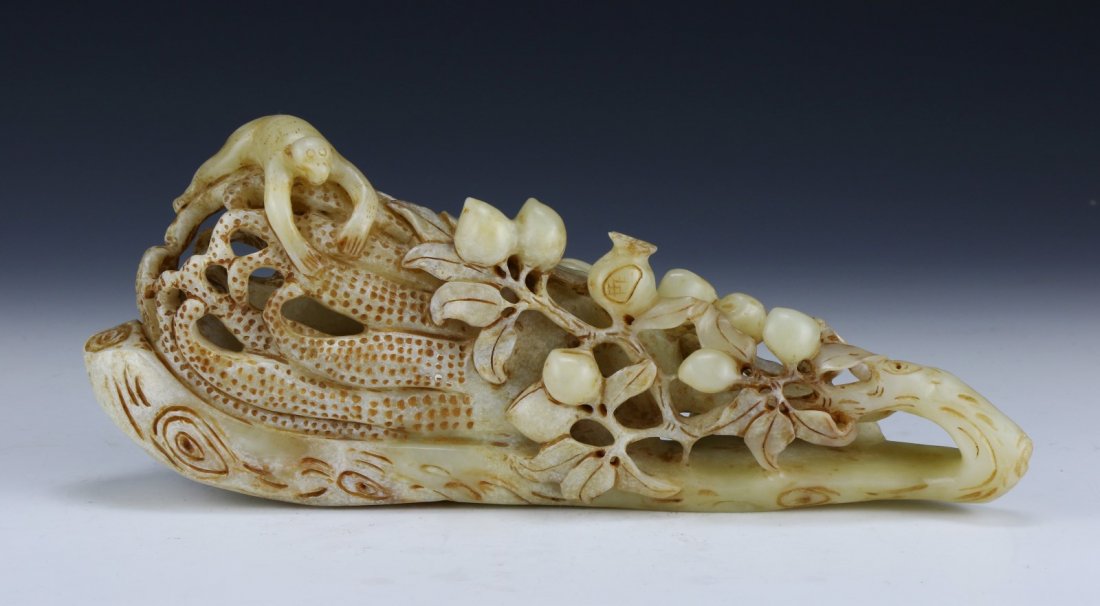 A Chinese Antique HETIAN Nephrite Jade Carving (1 of 5)