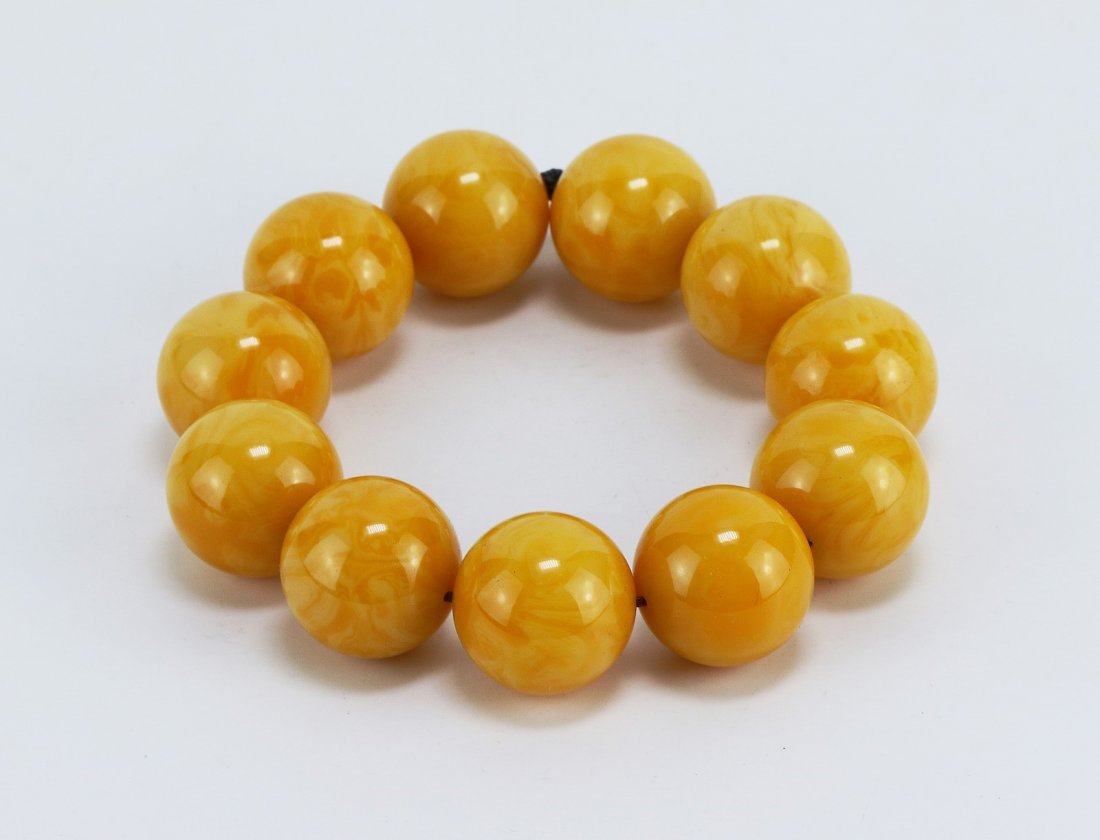 A Baltic Butterscotch Amber Mila Bracelet (1 of 2)
