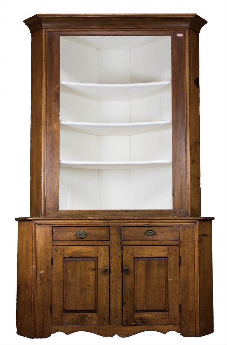 A Vintage Wood Carved Display Cabinet (1 of 1)