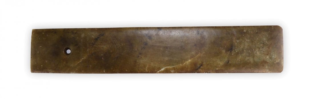 A Large Chinese Antique Archaic Jade Axe Fu (1 of 3)