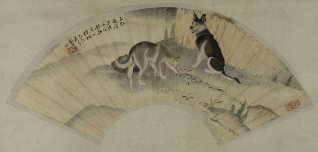 AN UNMOUNTED CHINESE PAINTING BY LIU, KUILING (1 of 4)