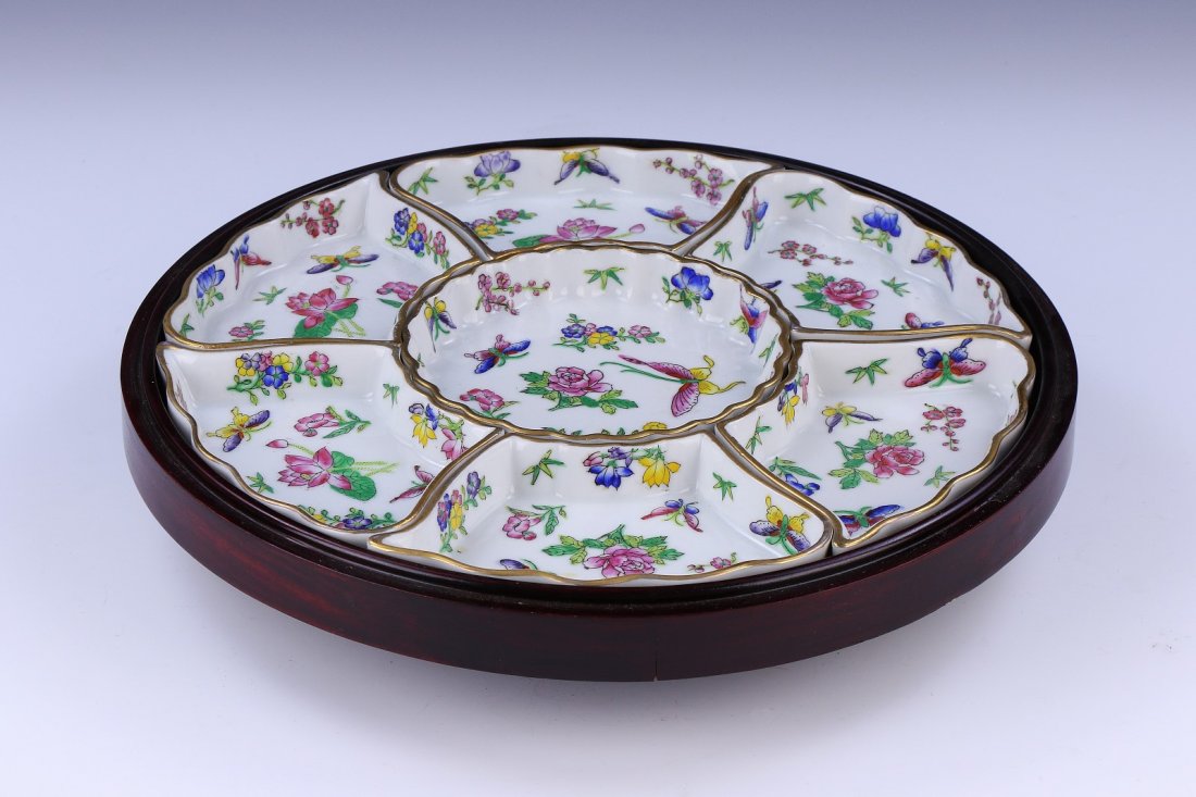 A Chinese Antique Sweetmeat Set (1 of 5)