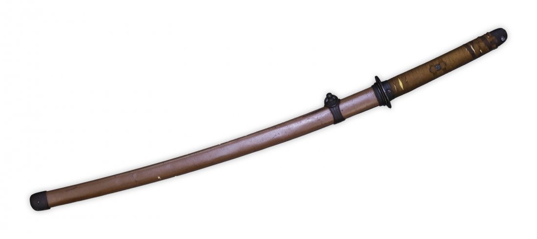 A JAPANESE WORLD WAR II SAMURAI SWORD (1 of 6)