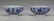Pair Chinese Blue & White Porcelain Bowls
