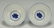 Pair Chinese Blue & White Porcelain Bowls - 2