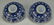 Pair Chinese Blue & White Porcelain Bowls - 3