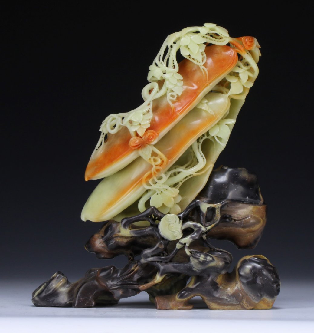 A Chinese Shoushan Soapstone Carving (1 of 3)