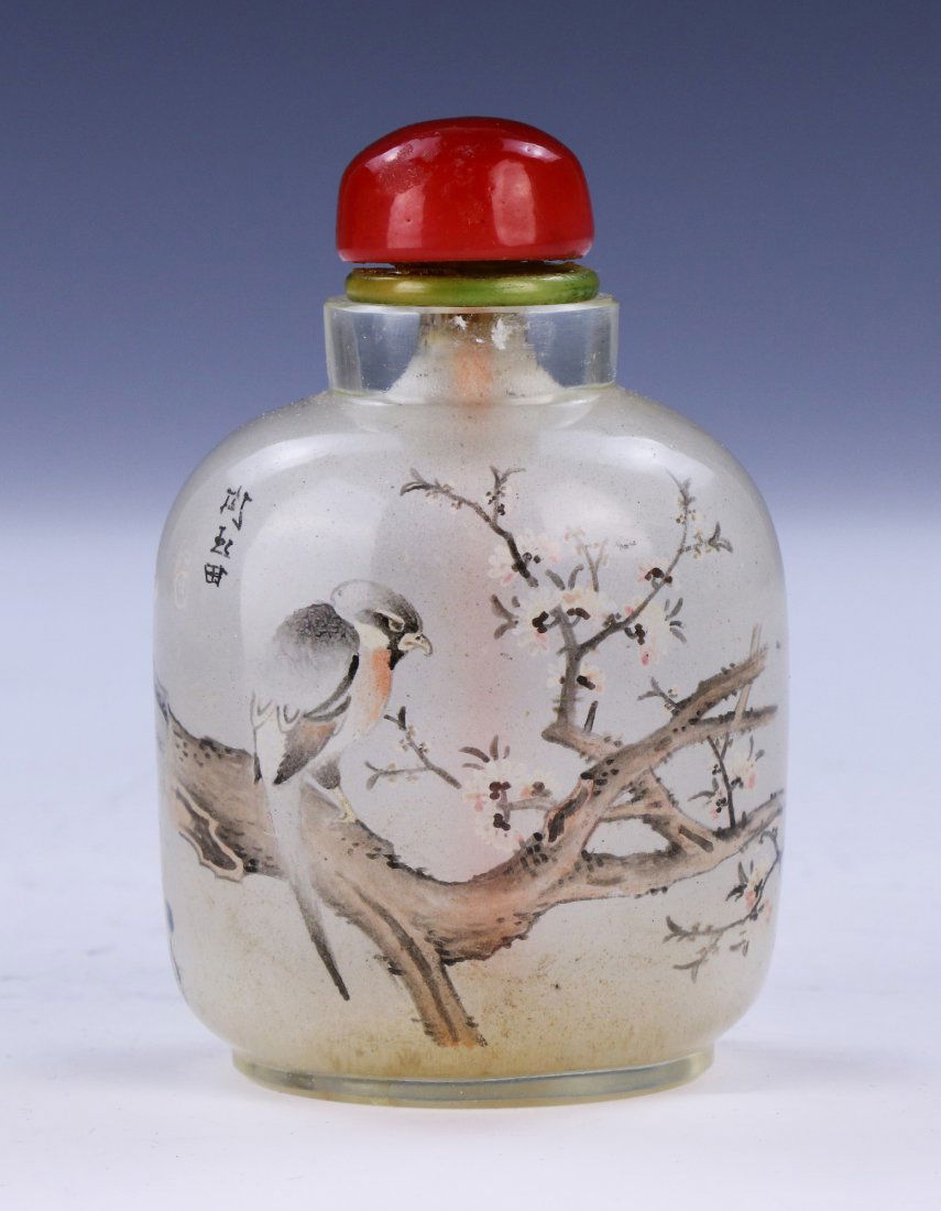 A BIG CHINESE ANTIQUE INSIDE PAINTED SNUFF BOTTLE (1 of 6)