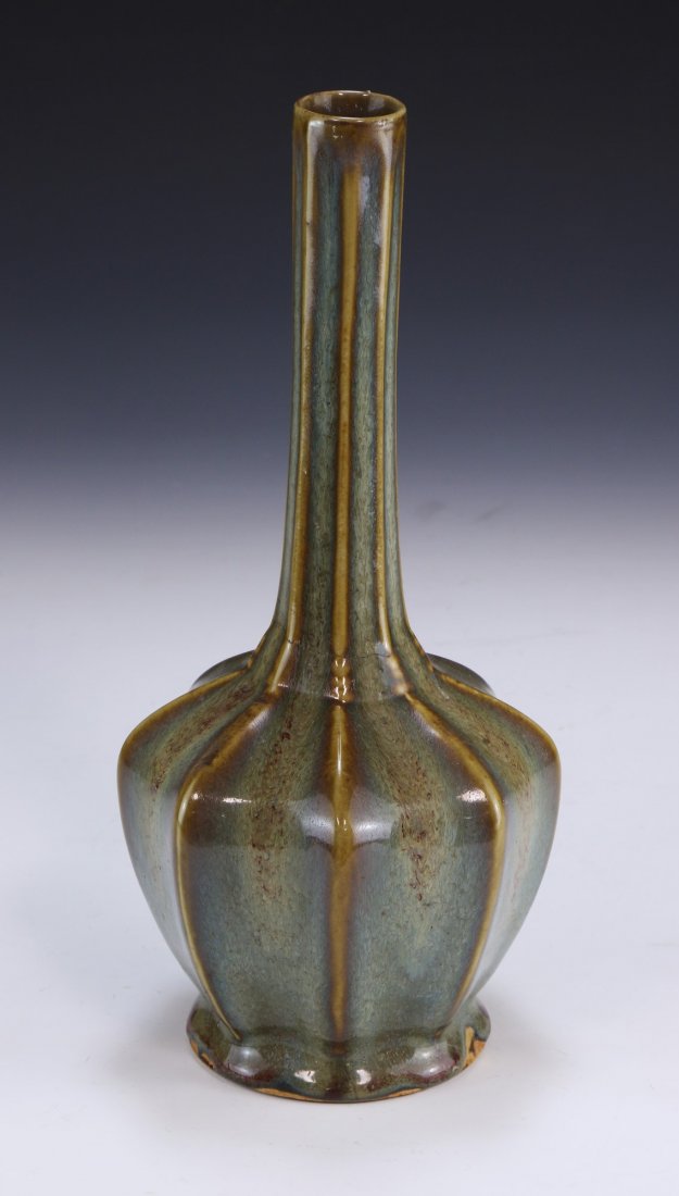 A Fine Chinese Antique Celadon Glazed Porcelain Vase (1 of 6)