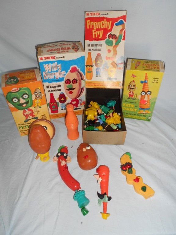 Four Toys in Original Boxes Pete the Pepper, Will: Four Toys in Original Boxes Pete the Pepper, Willy Burger, Frenchie Fry, and Kate Carrot Pete the Pepper, Willy Burger, Frenchie Fry, and Kate Carrot