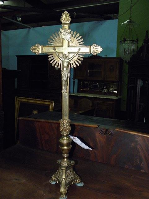 Spelter Altar Candlestick- Bronze Wash: Spelter Altar Candlestick