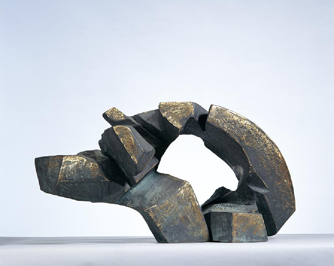 JU Ming (Taiwanese, b. 1938): Taichi Arch1991Bronze sculpture, edition no. 18/2092(L) x 37.5(W) x 44(H) cmEngraved lower left side Ju Ming in Chinese, dated 91This sculpture is to be sold with a certificate of authenticity issued