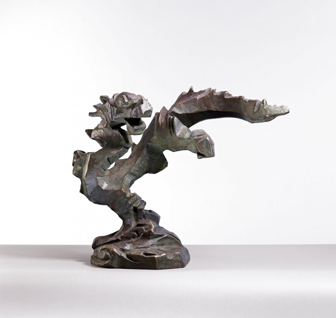 JU Ming: Soaring Dragon1991Bronze, edition no. 18/3048(L) x 22(W) x 38(H) cm