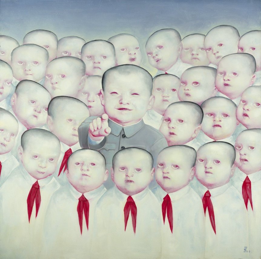 YIN Kun: Chinese Baby - 19/05 2005 Oil on Canvas 150 cm x 150 cm