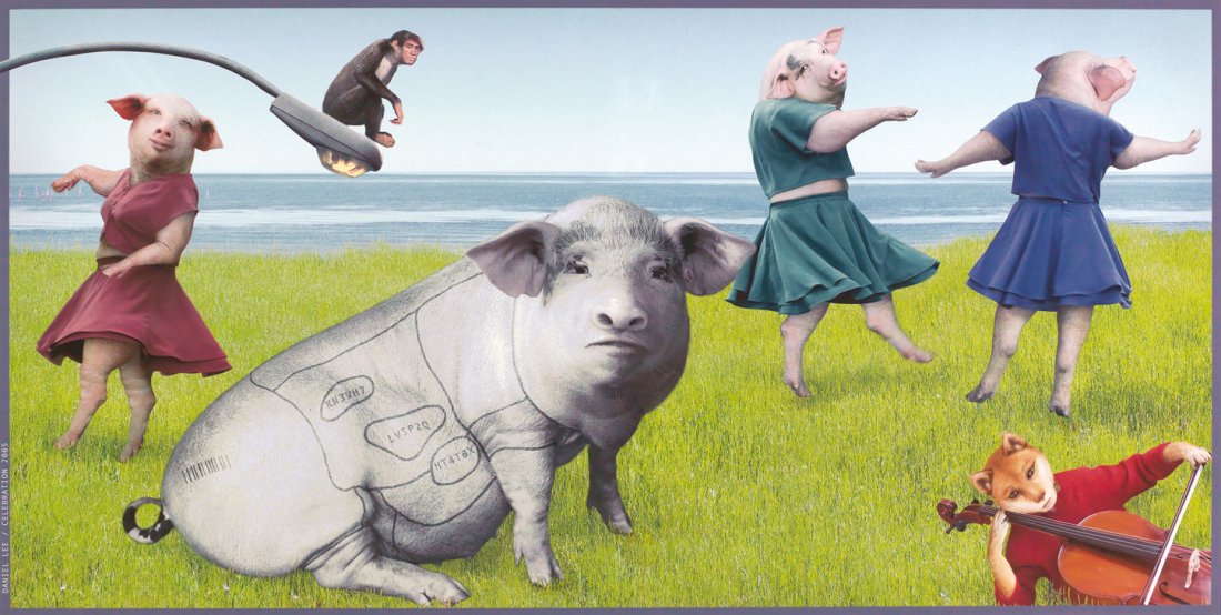 Daniel LEE (LI Xiao-jing): Celebration2005Digital C-Print, edition no. 5/888 x 176 cm