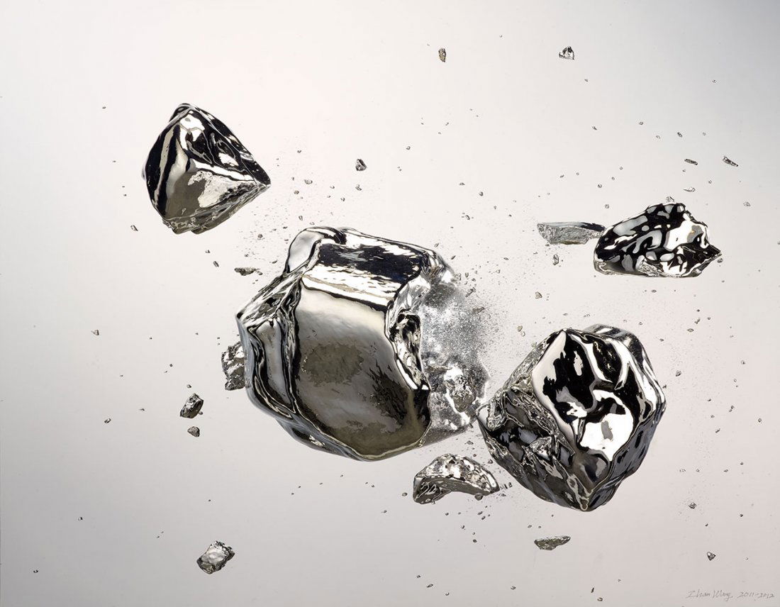 ZHAN Wang: Universe 232011-2012Mixed media59(L) x 76(W) x 15.5(D) cmSigned lower right Zhan Wang in English and dated 2011-2012 EXHIBITED: My Universe, STPI, Singapore, March 31 - April 28, 2012Zhan Wang : B