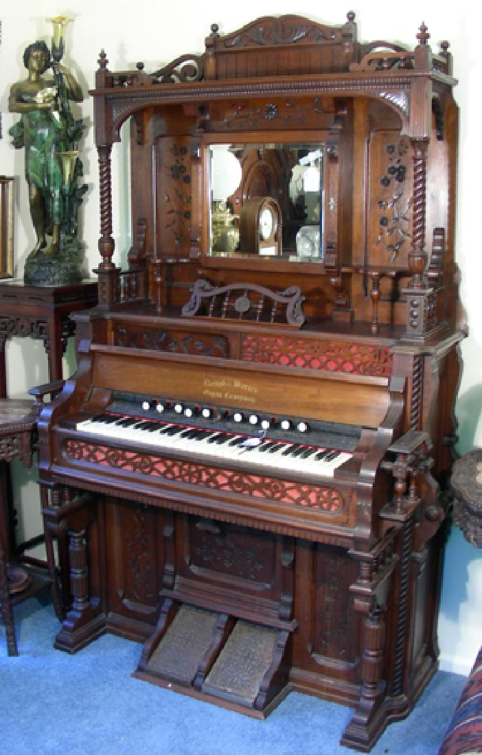 ANTIQUE CLOUGH & WARREN PUMP ORGAN (1 of 1)