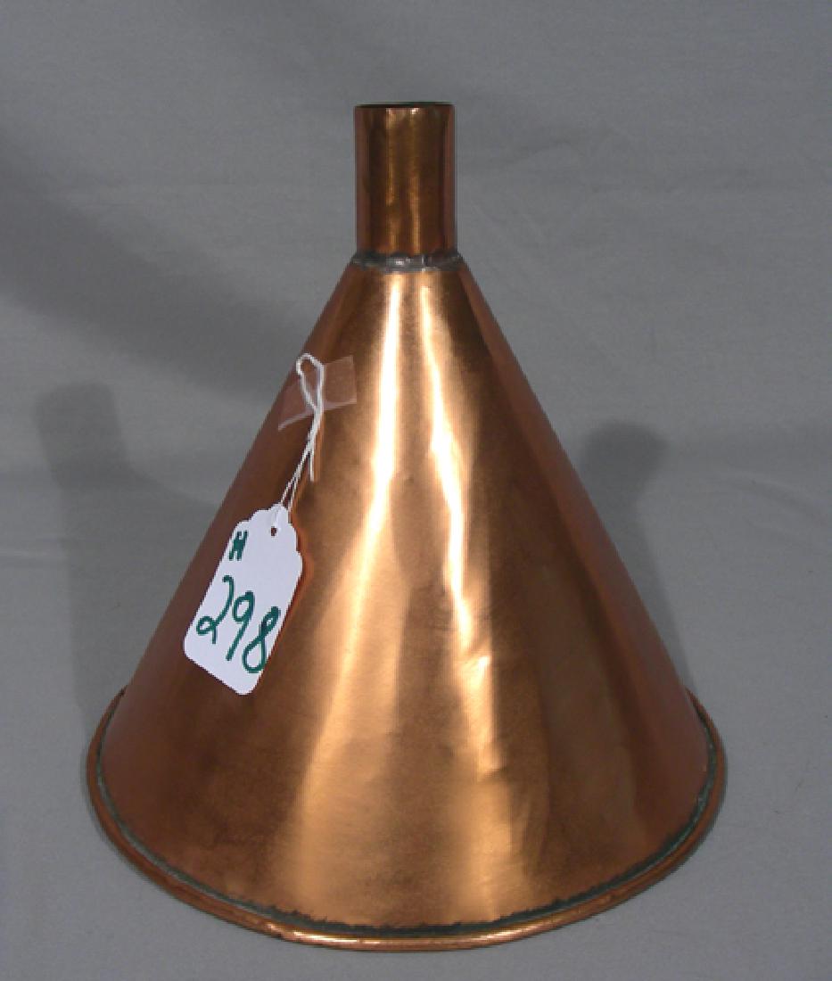 VINTAGE LARGE COPPER FUNNEL (1 of 1)