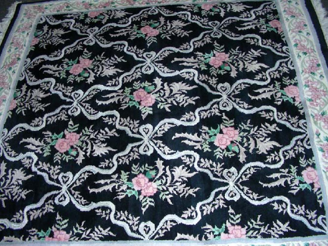 HAND KNOTTED KASHAN STYLE AREA RUG (1 of 1)