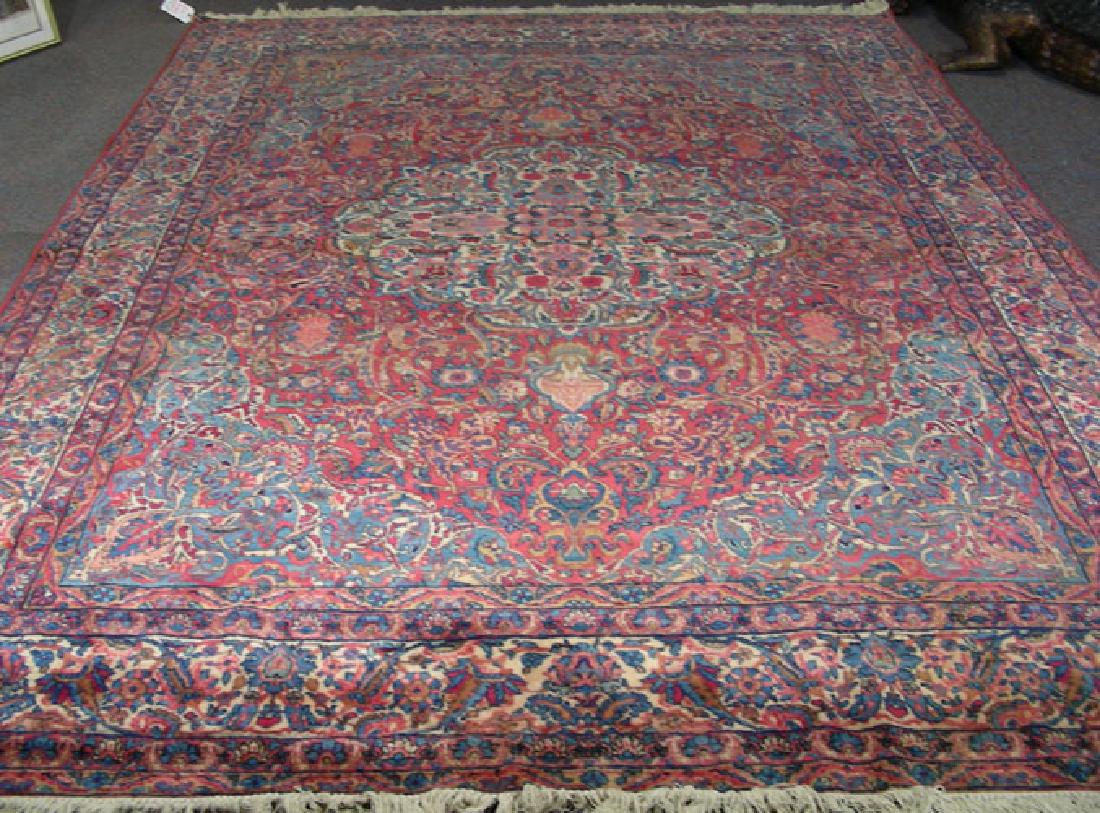 FINE ANTIQUE KASHAN AREA RUG (1 of 2)