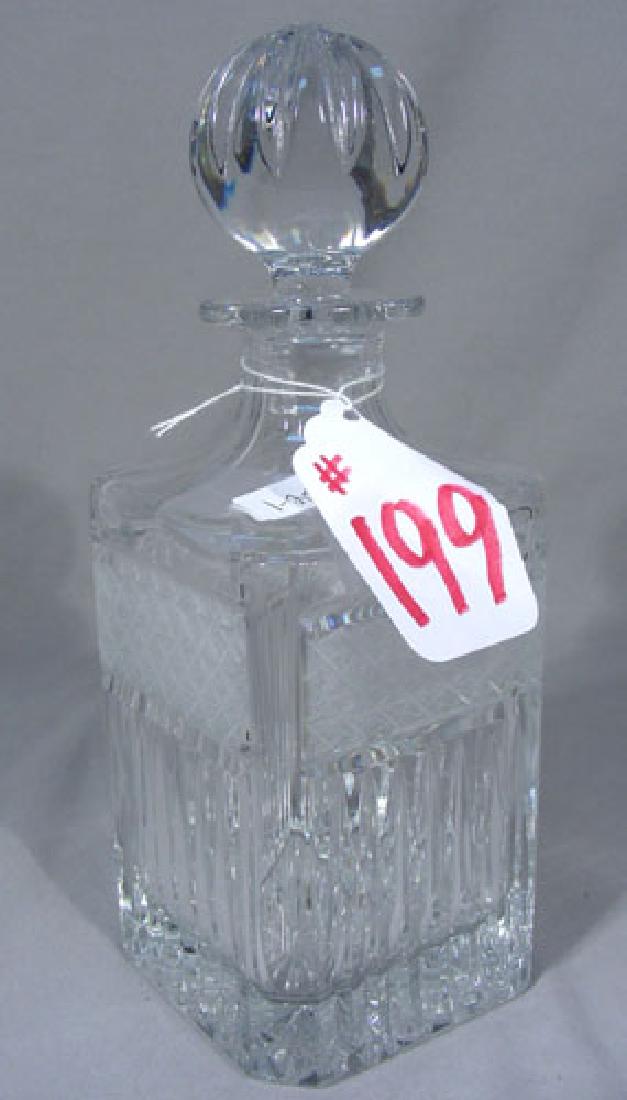 CUT CRYSTAL SQUARE DECANTER (1 of 1)