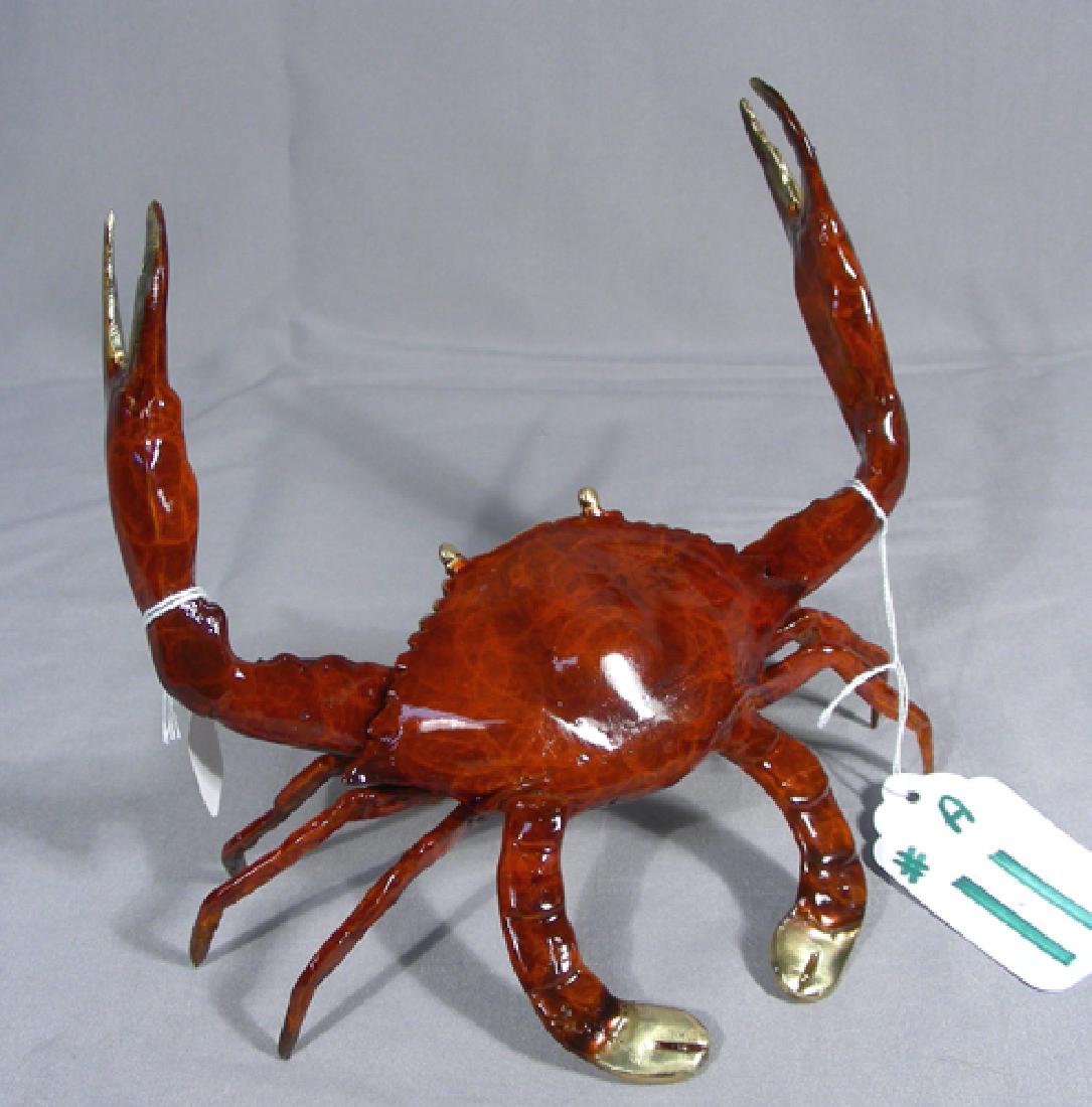 BRONZE CRAB WITH SPECIAL PATINA (1 of 1)