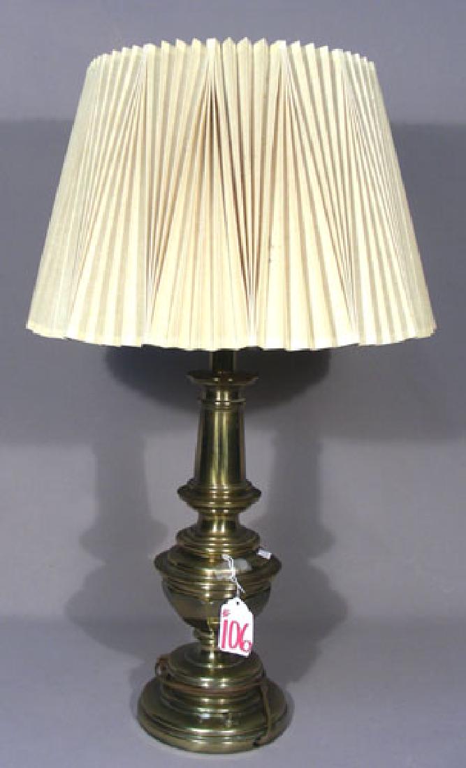Vintage Heavy Brass Stiffel Table Lamp