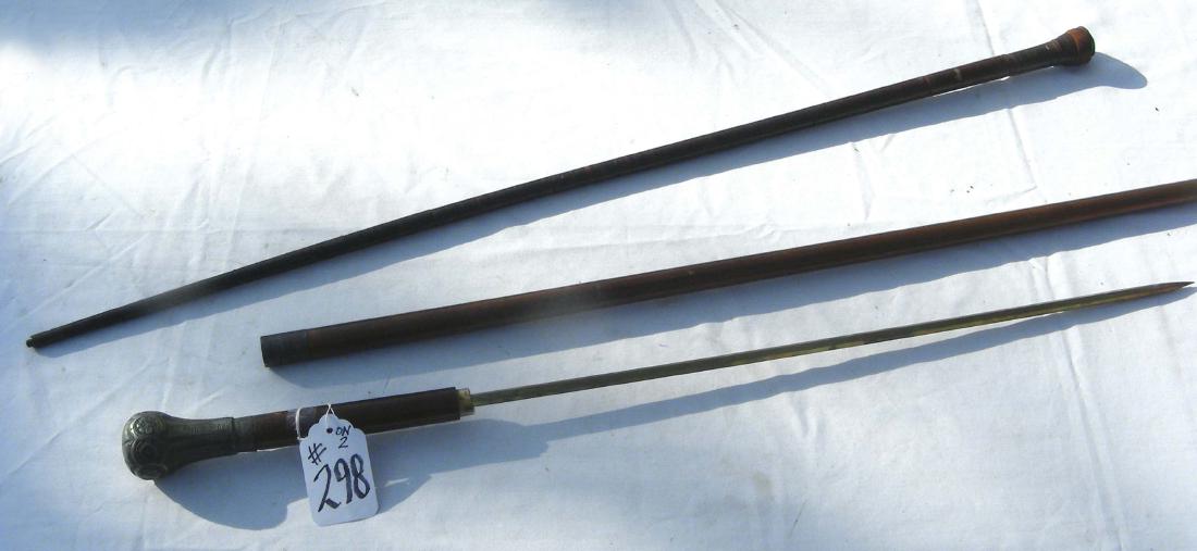 TWO VINTAGE WALKING STICKS (1 of 1)