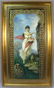 LARGE ORIGINAL OIL ON CANVAS OF WOMAN WITH FLOWERS