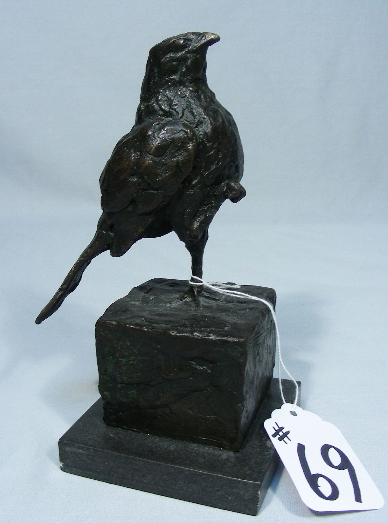 BRONZE ABSTRACT SCULPTURE OF BIRD (1 of 2)