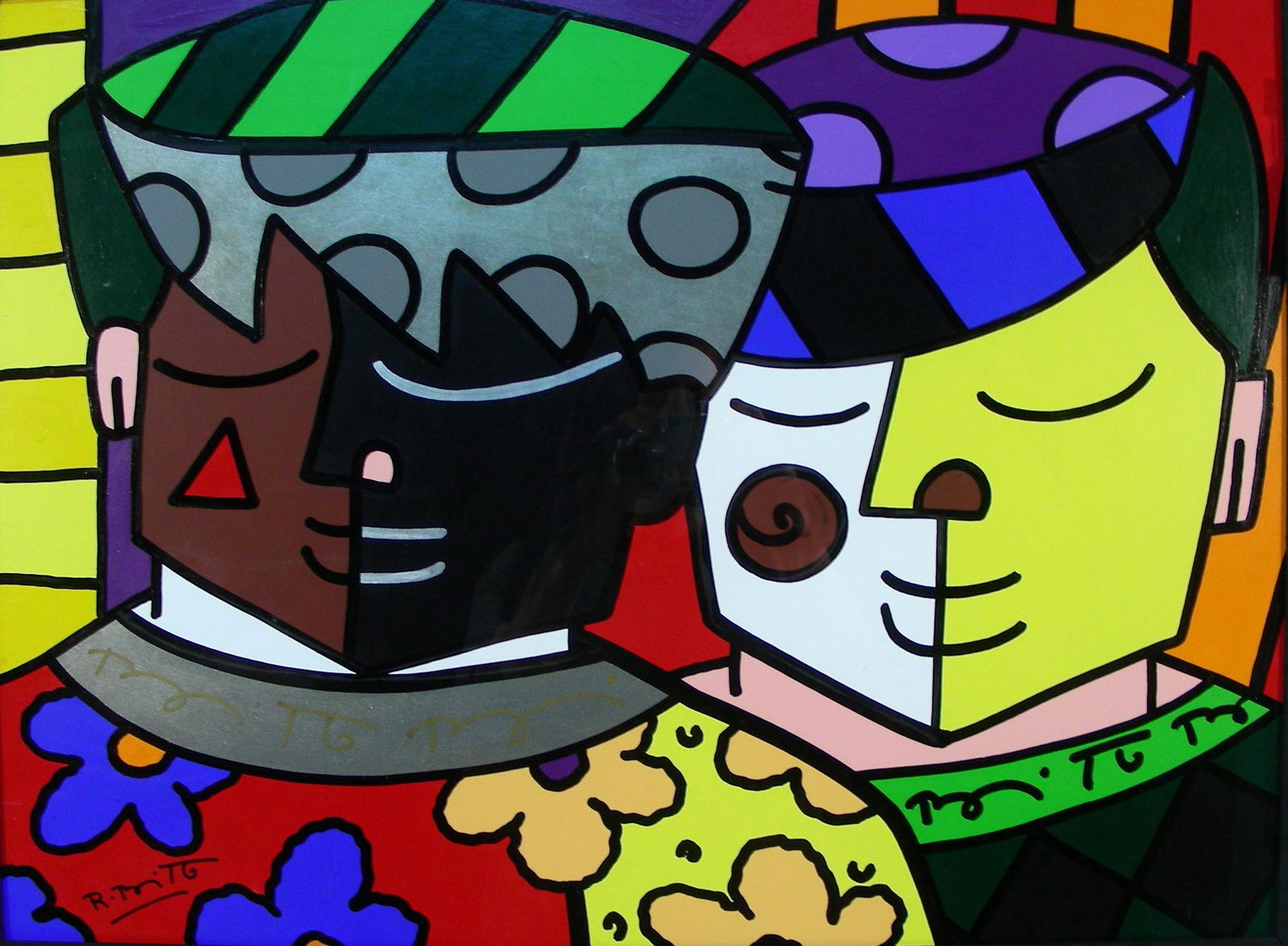 ROMERO BRITTO (1963-    ) BRAZILIAN (1 of 4)
