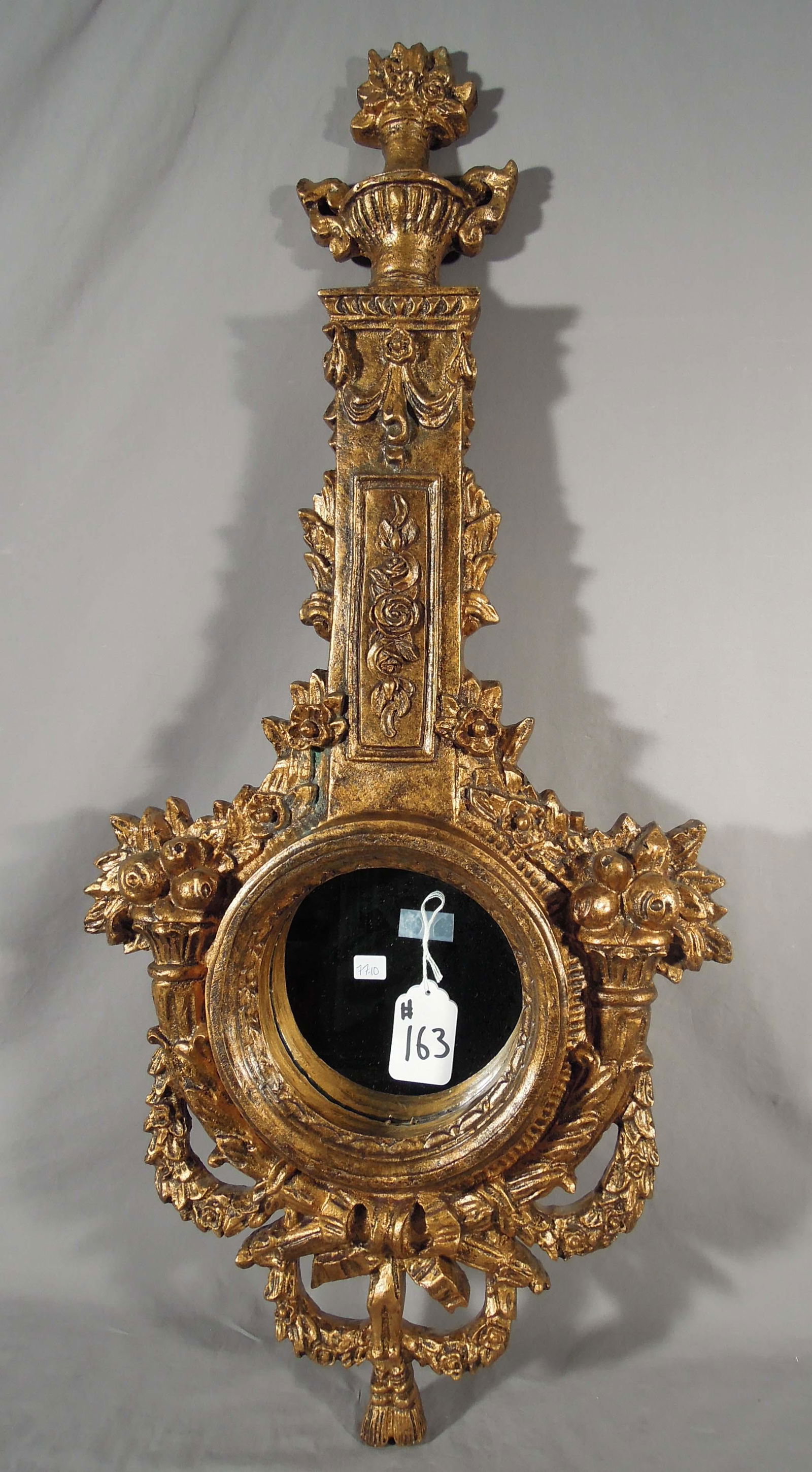 DECORATIVE GILT WALL MIRROR (1 of 1)