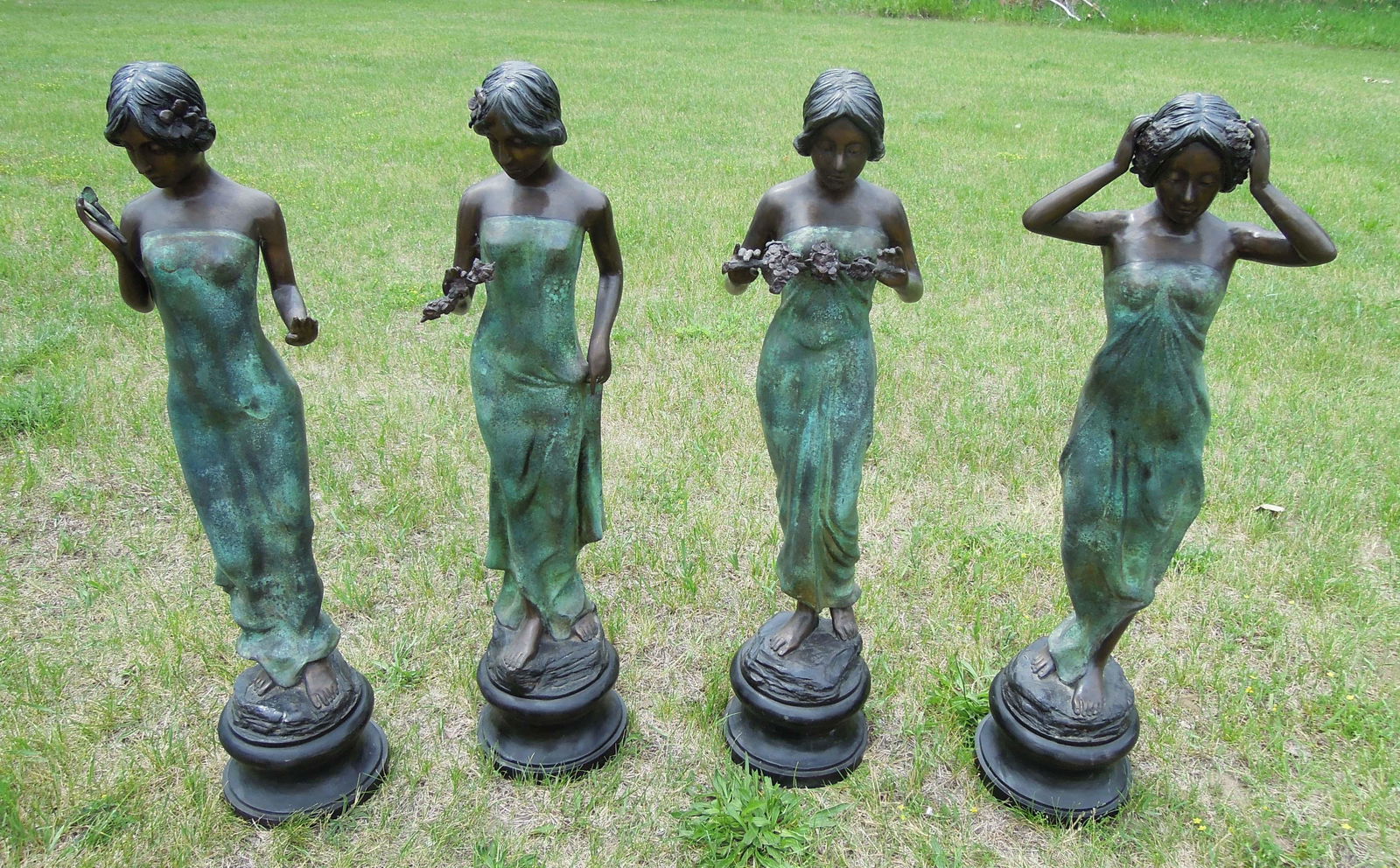 FABULOUS "FOUR SEASONS" BRONZE SCULPTURES (1 of 2)