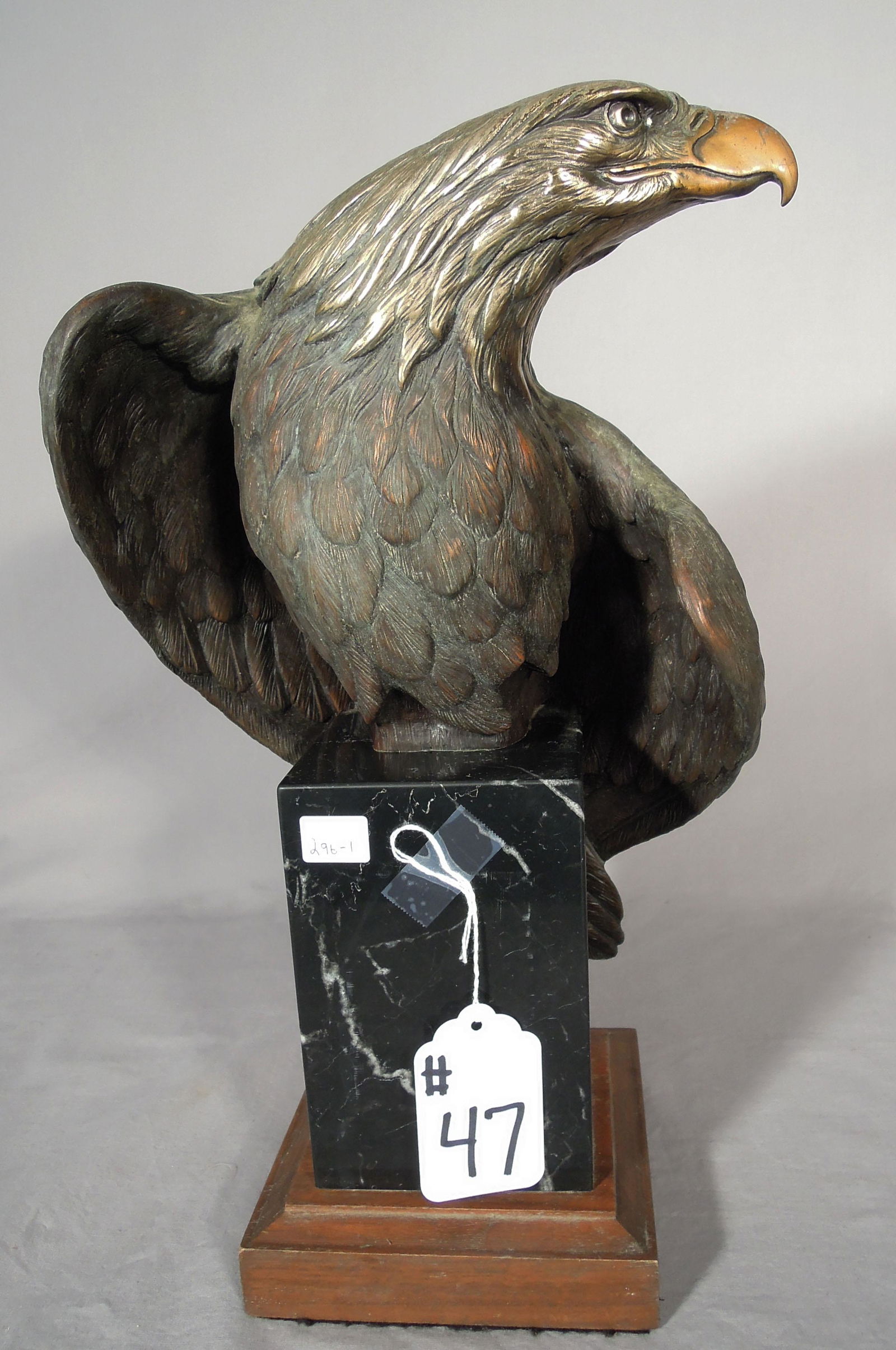 ROBERT TAYLOR ORIGINAL BRONZE SCULPTURE OF EAGLE (1 of 3)