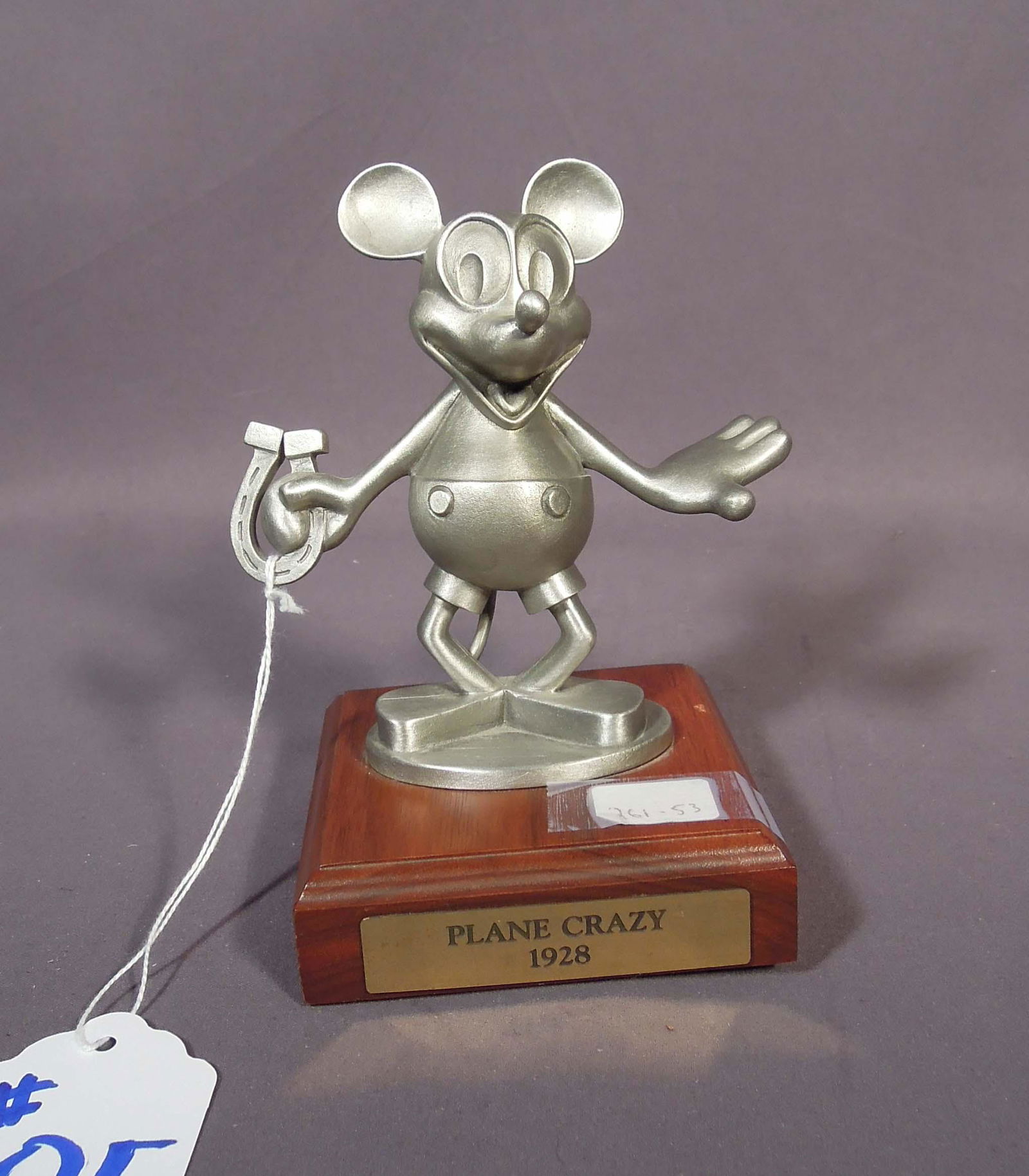 WALT DISNEY COMPANY PEWTER MICKEY MOUSE SCULPTURE (1 of 2)