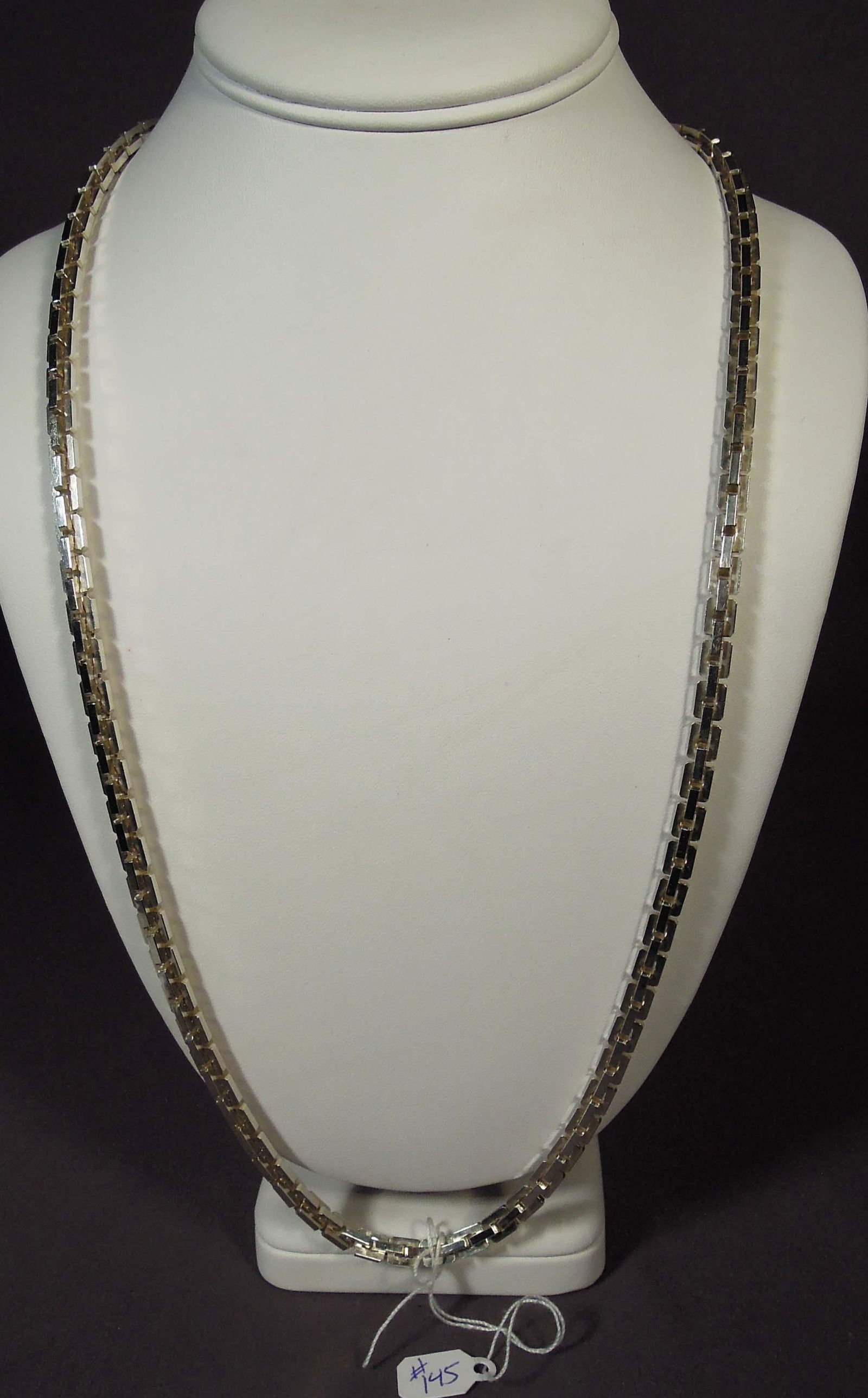 VERY HEAVY STERLING SILVER NECKLACE (1 of 1)