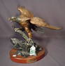 CLARK BRONSON PEWTER EAGLE "EAGLE ROCK"