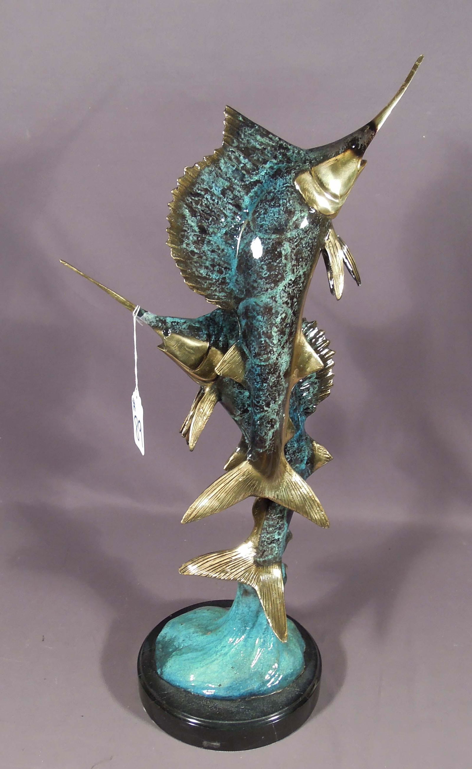 BRONZE SCULPTURE OF TWO SAILFISH (1 of 1)