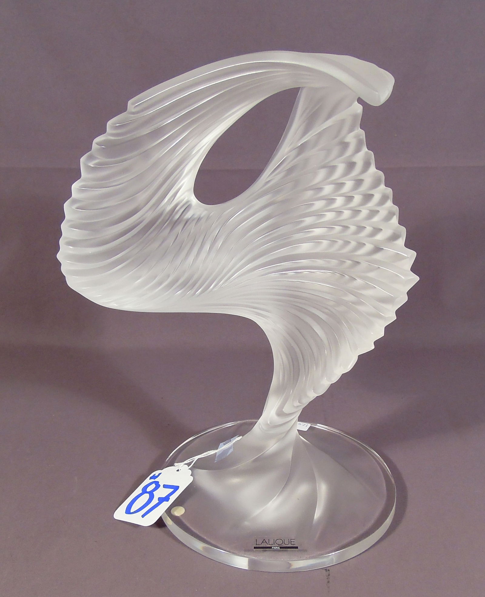 FRENCH LALIQUE ART GLASS TROPHEE (1 of 3)