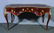 68: FRENCH STYLE BURL WOOD AND BRONZE ORMOLU DESK WITH