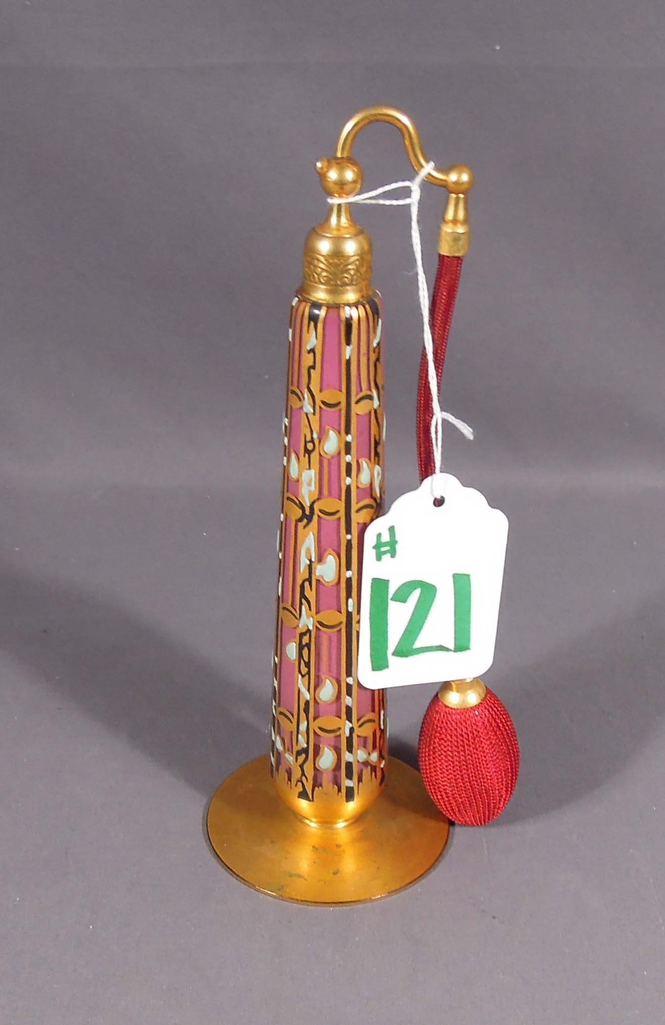 ANTIQUE DEVILBISS ART DECO PERFUME ATOMIZER BOTTLE (1 of 2)