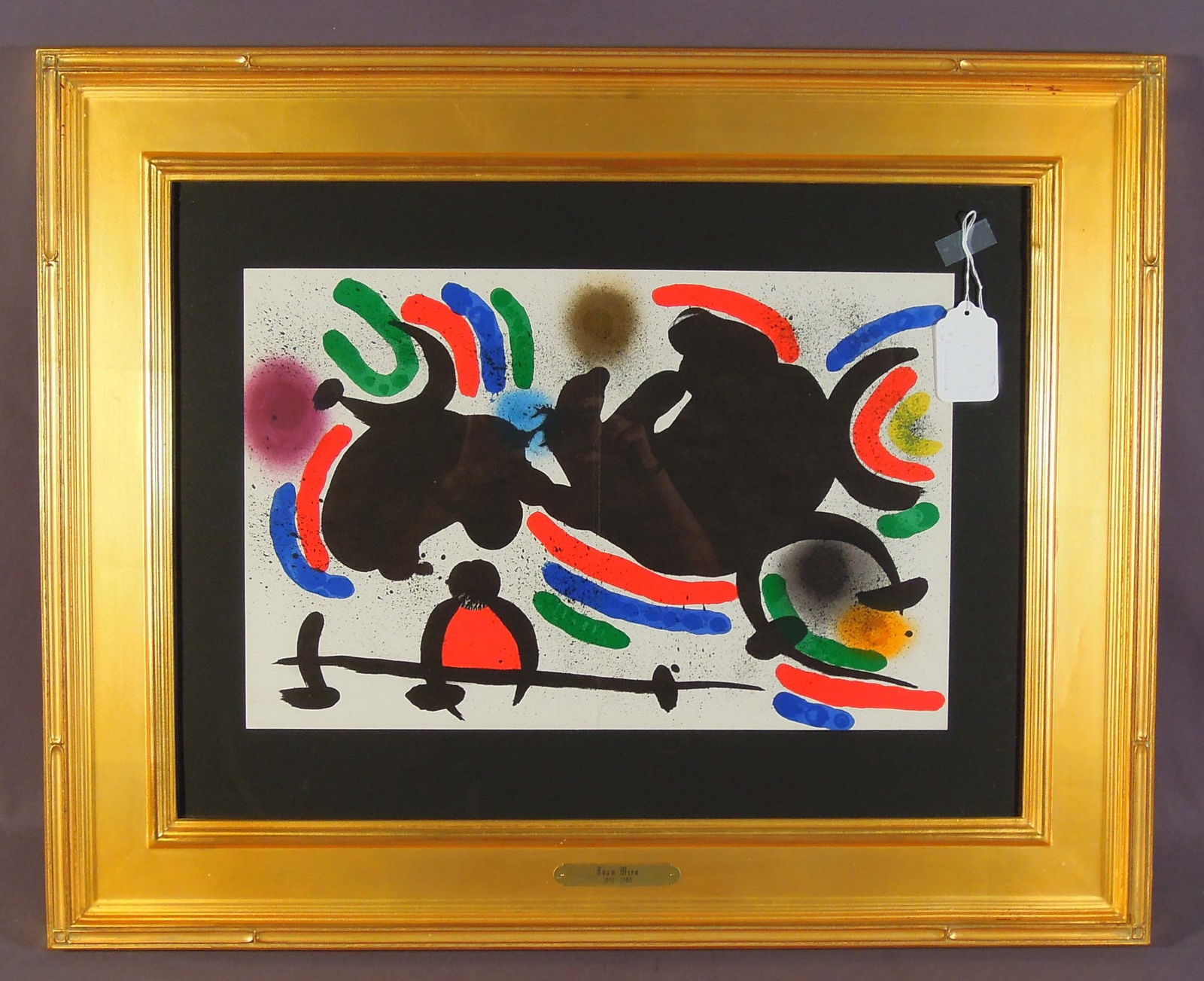 JOAN MIRO (1893-1983) SPANISH (1 of 2)