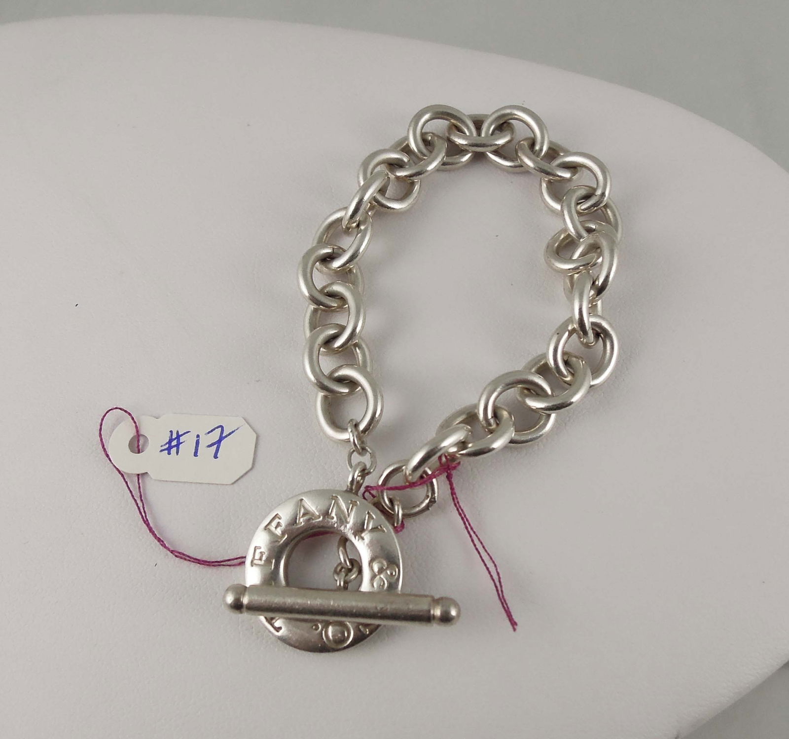 LADIES TIFFANY & CO. STERLING SILVER BRACELET (1 of 1)