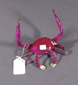 STANDING BRONZE CRAB